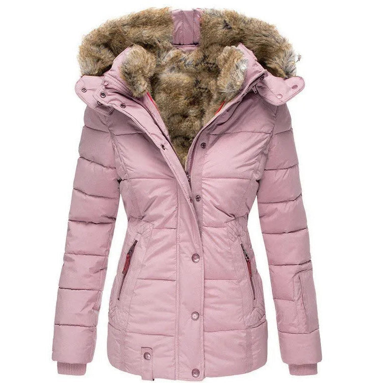 Damen Winterjacke mit Warmem Futter