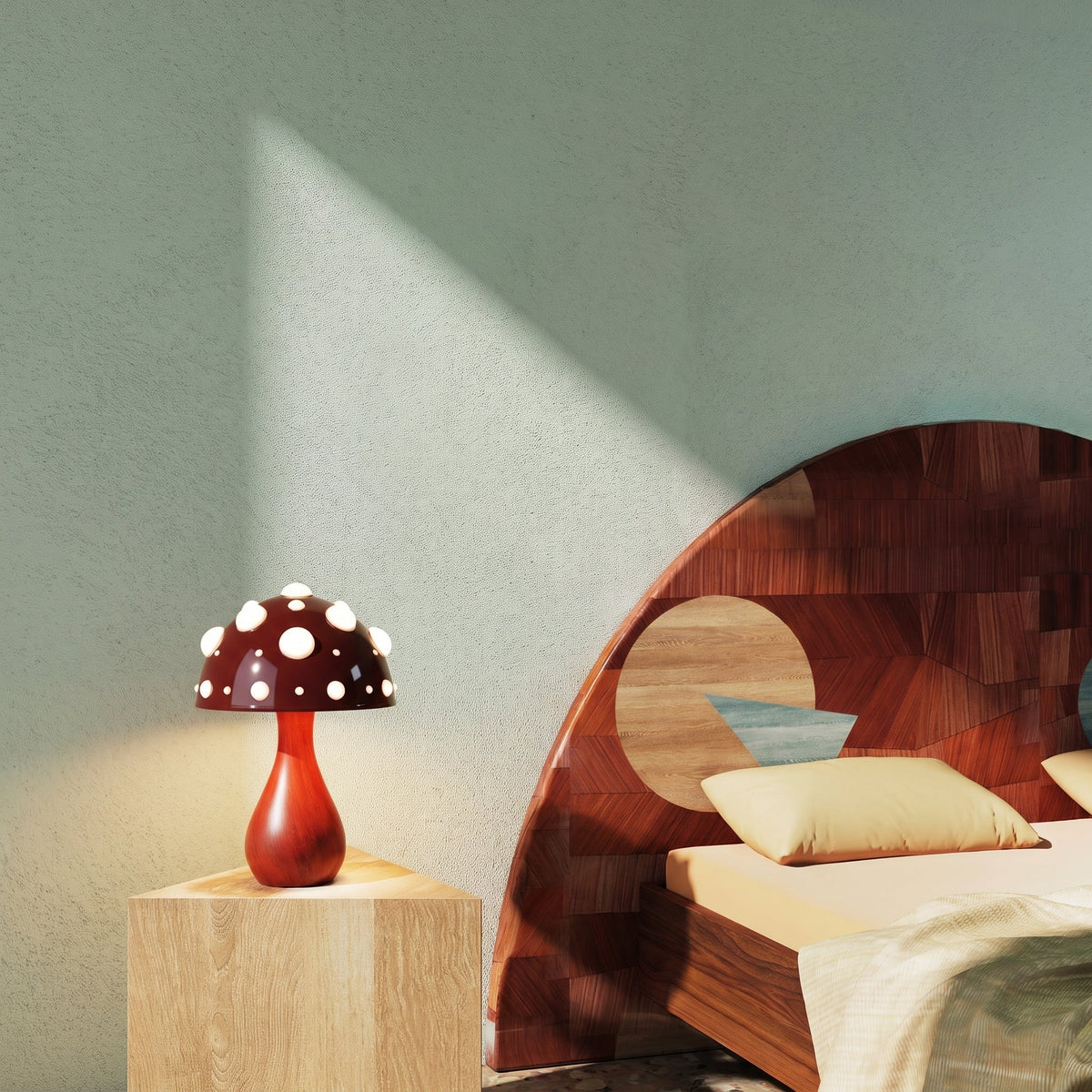 Pilz-Tischlampe - Modernes dimmbares Metalldesign