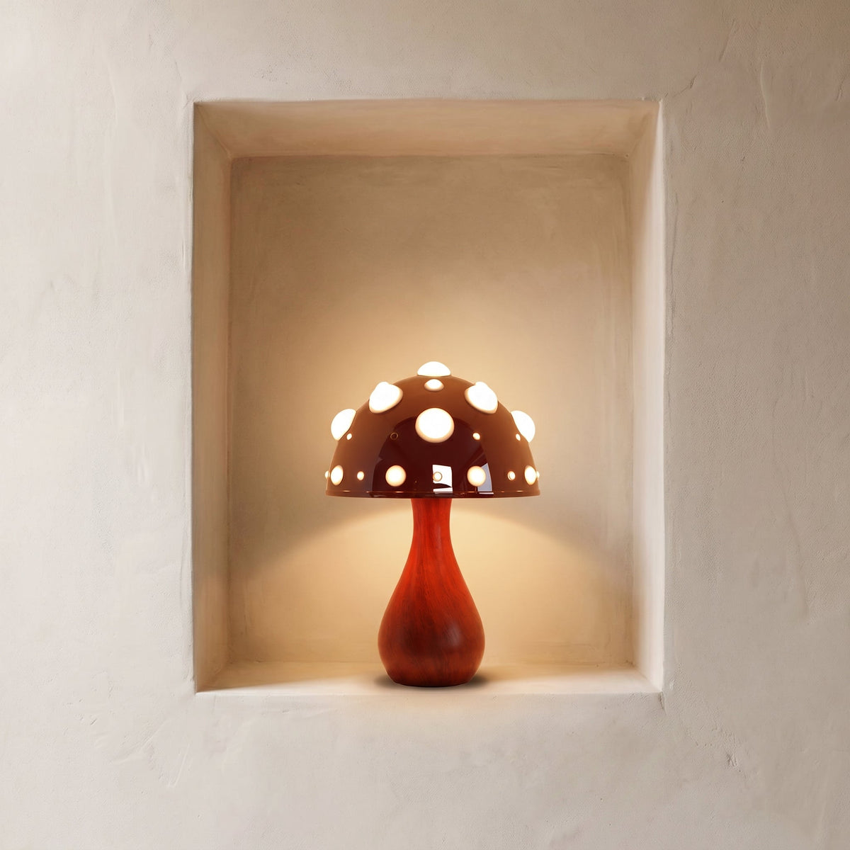 Pilz-Tischlampe - Modernes dimmbares Metalldesign