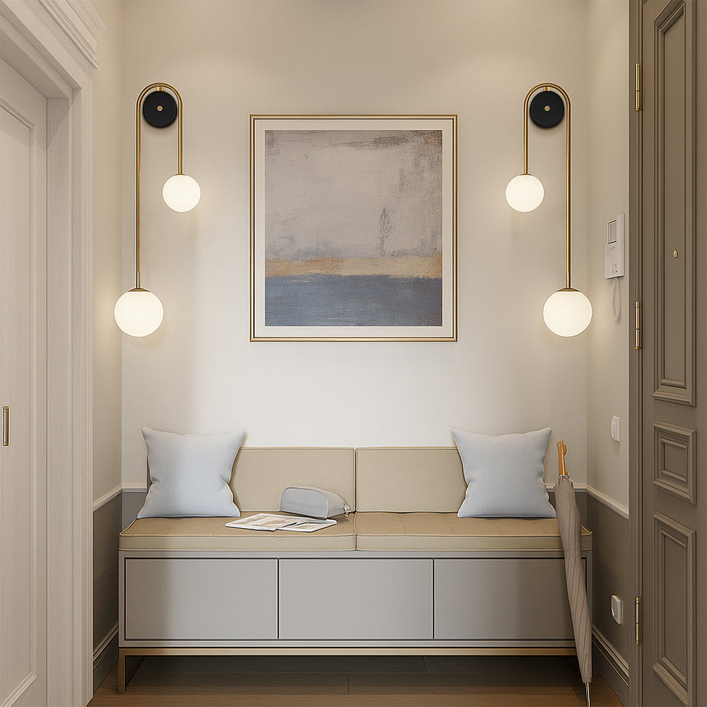 Florania – Elegante Wandleuchte mit Gebogenem Design für eine Moderne Atmosphäre