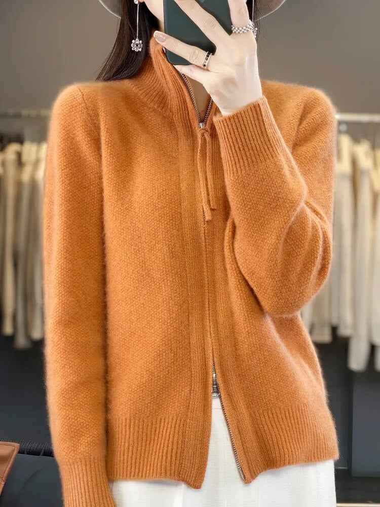 ELODIE™ Soft-Luxe Strickjacke — Luxuriös-weiche Alltags-Wohlfühl-Basics
