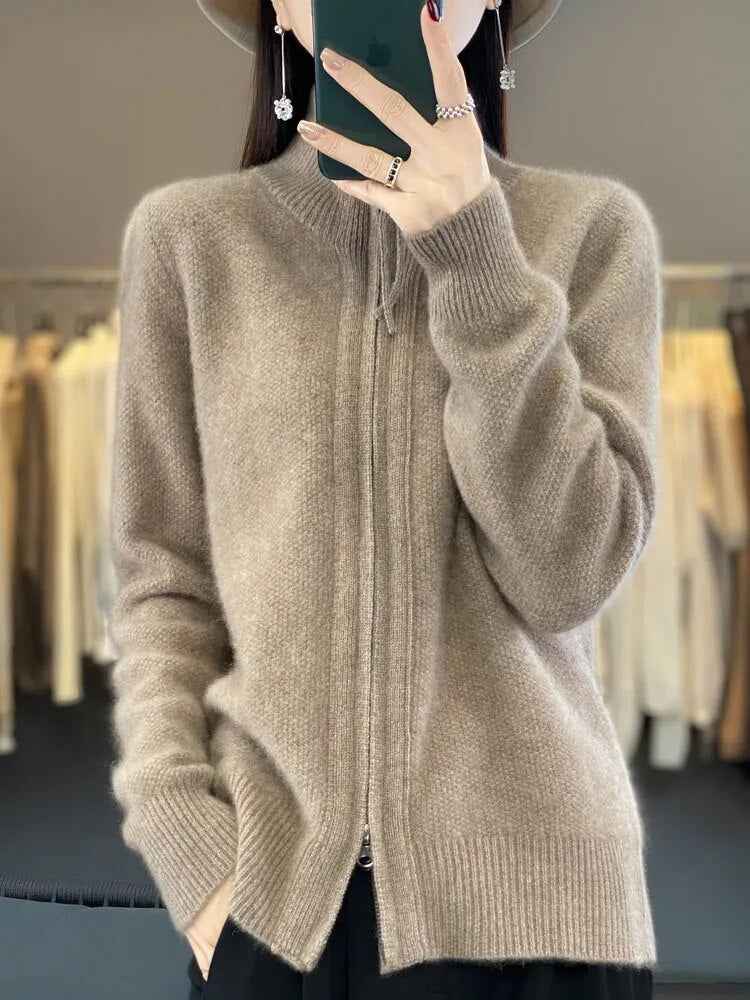 ELODIE™ Soft-Luxe Strickjacke — Luxuriös-weiche Alltags-Wohlfühl-Basics