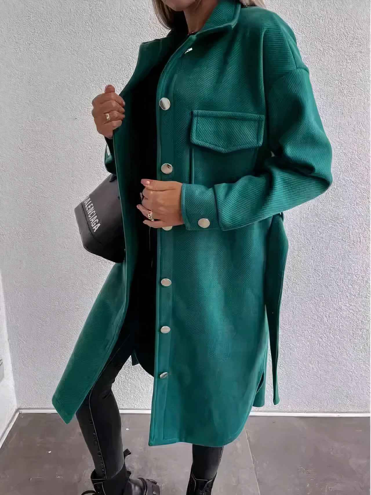 Remedios | Eleganter langer Mantel für Damen, perfekt für jeden Anlass