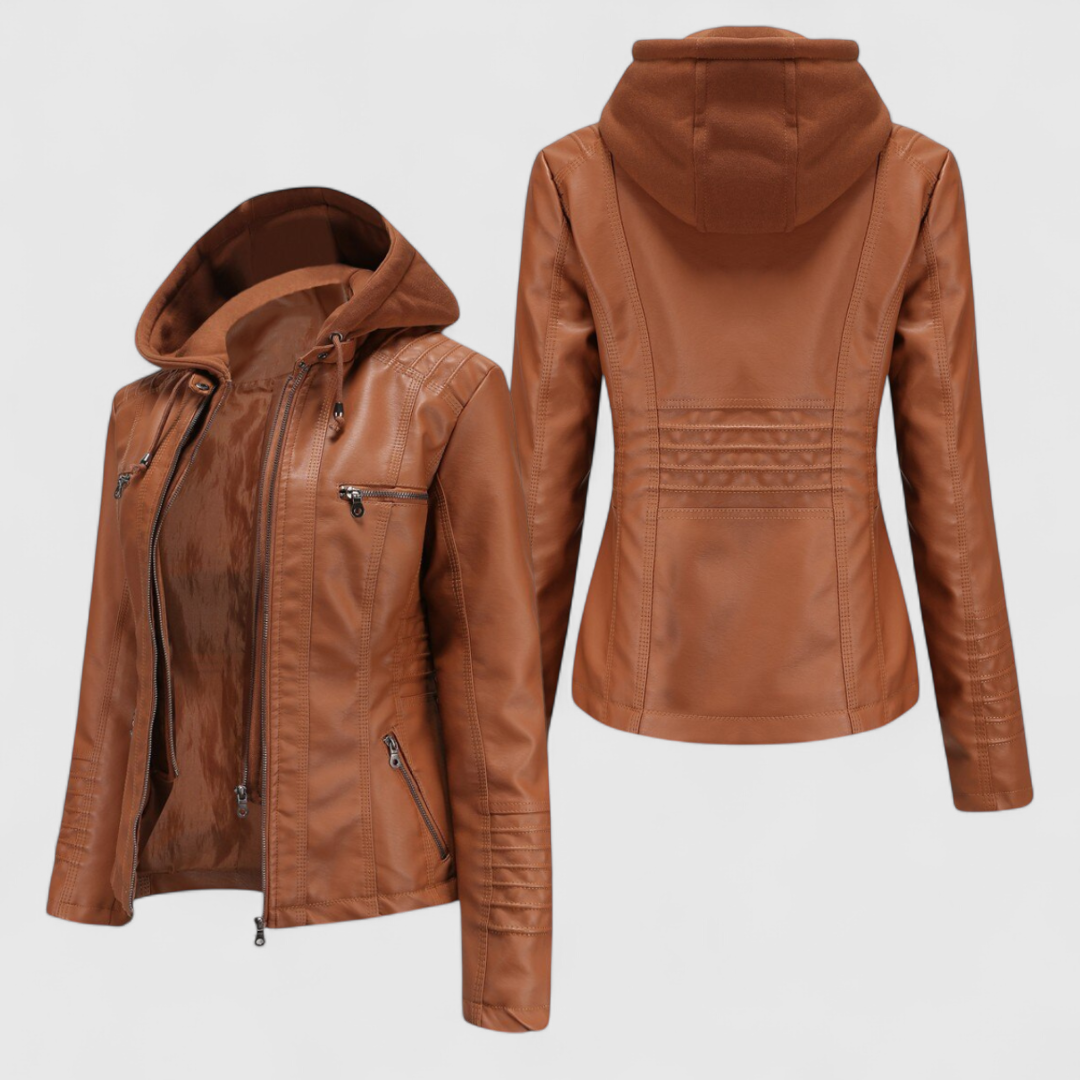 Elegante Damenjacke mit Kapuze