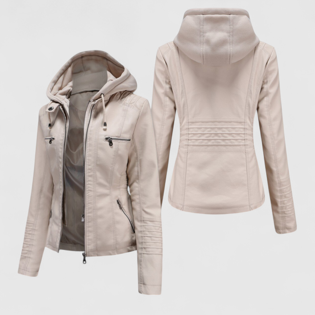 Elegante Damenjacke mit Kapuze