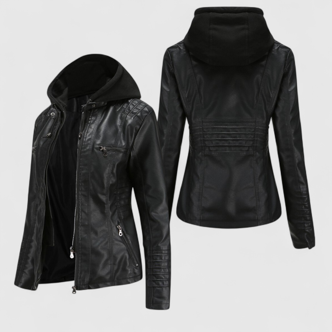 Elegante Damenjacke mit Kapuze
