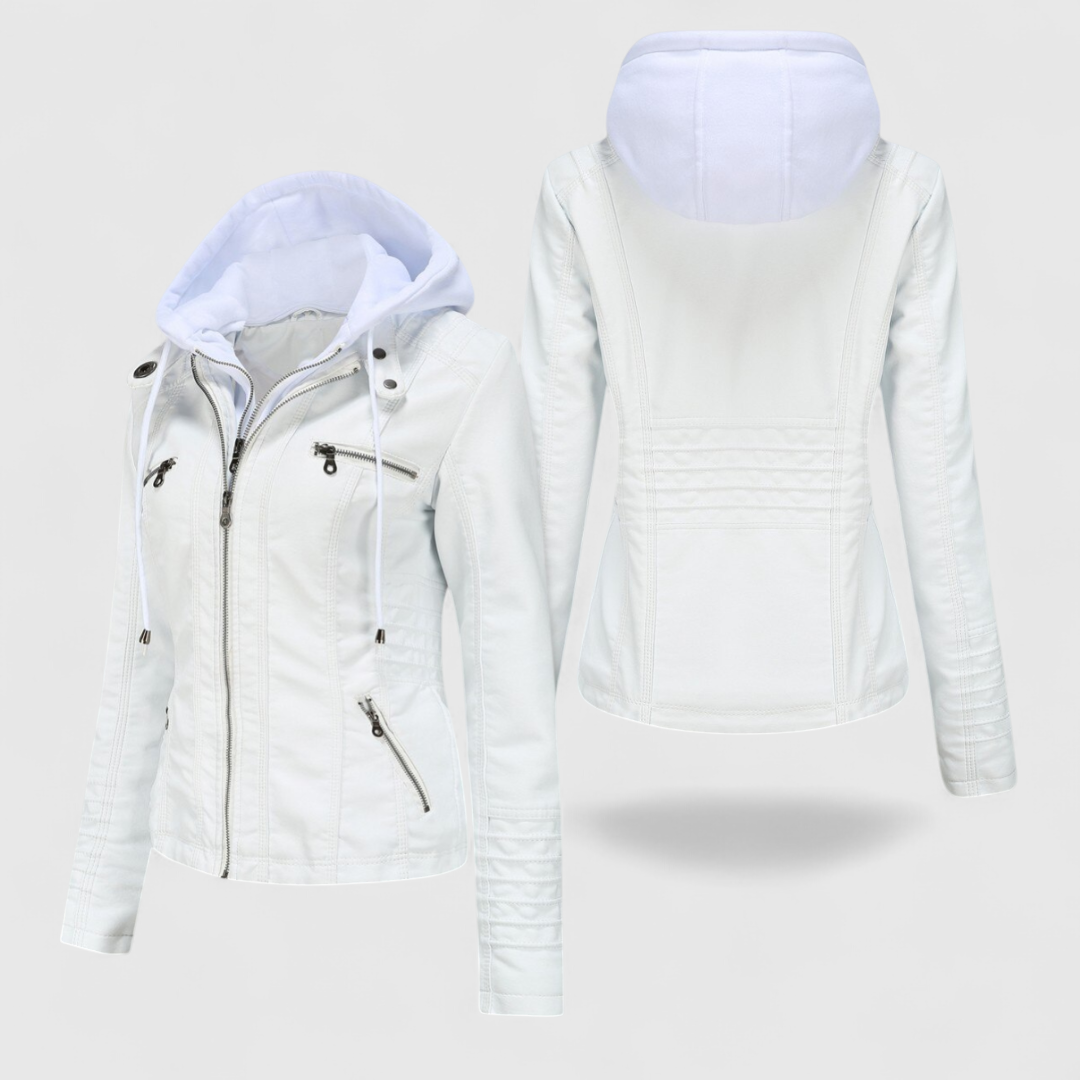 Elegante Damenjacke mit Kapuze