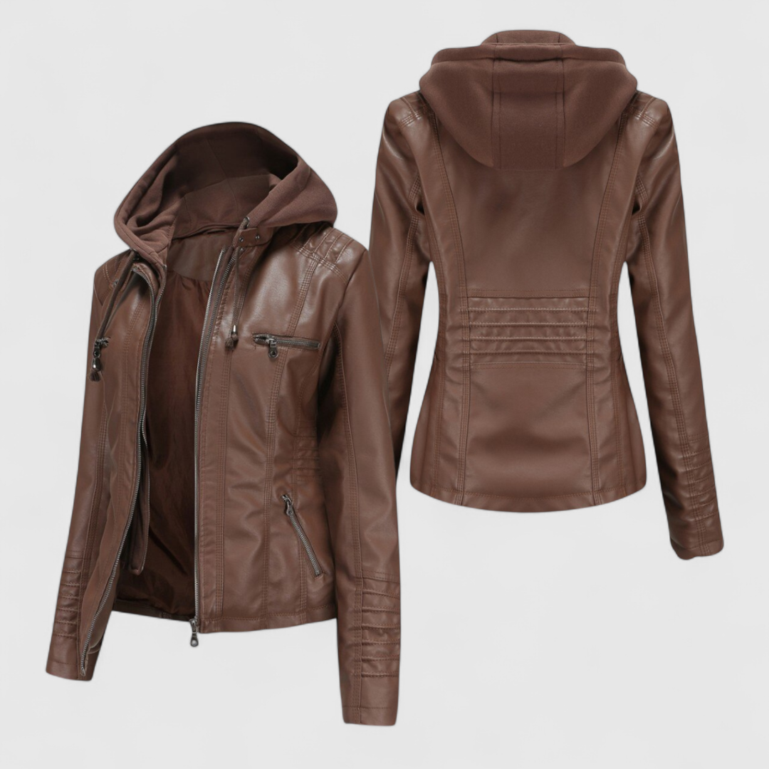 Elegante Damenjacke mit Kapuze