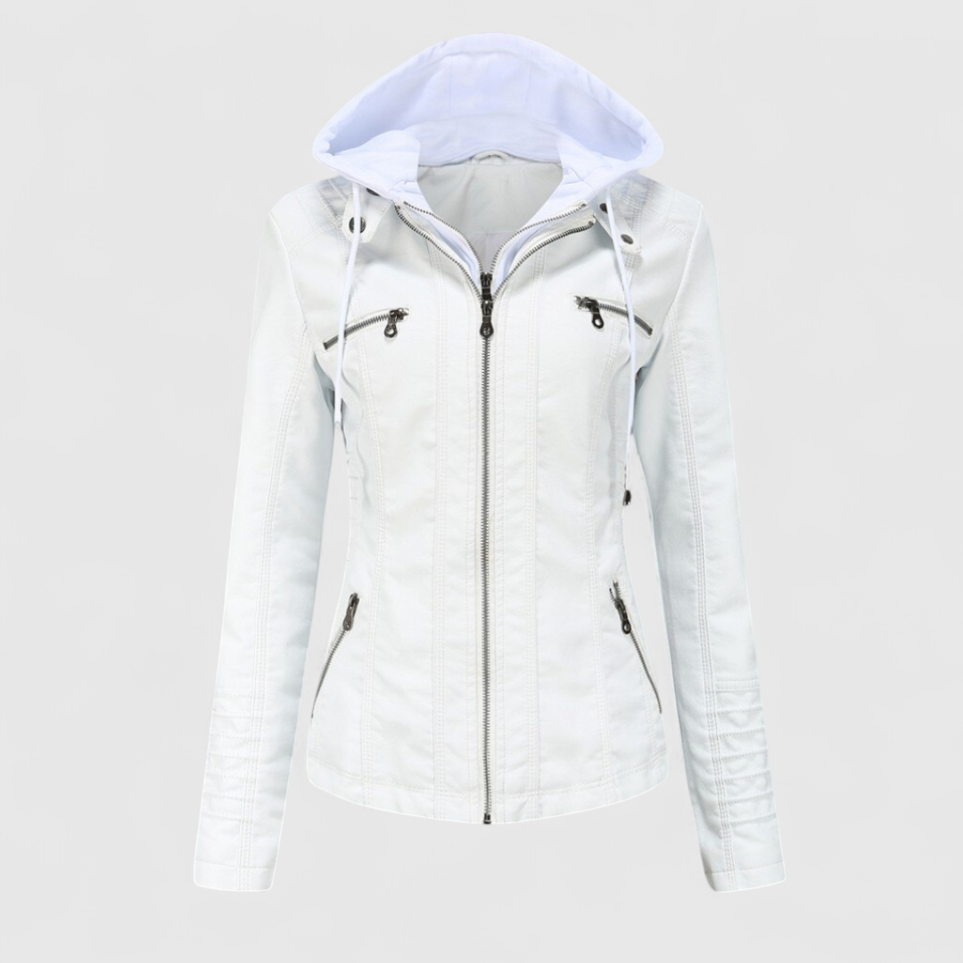 Elegante Damenjacke mit Kapuze