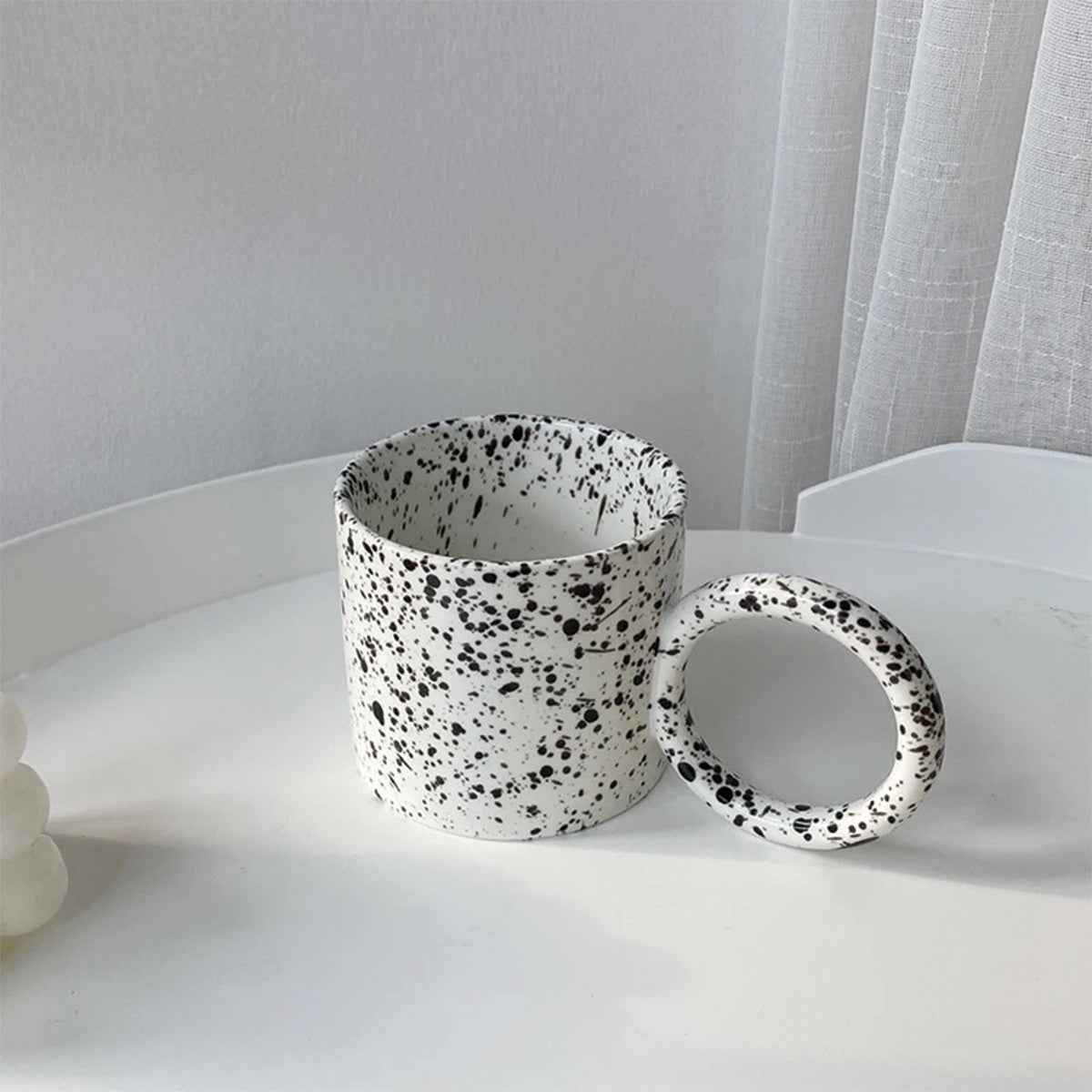 Elegante Kaffeetasse mit Großem Henkel