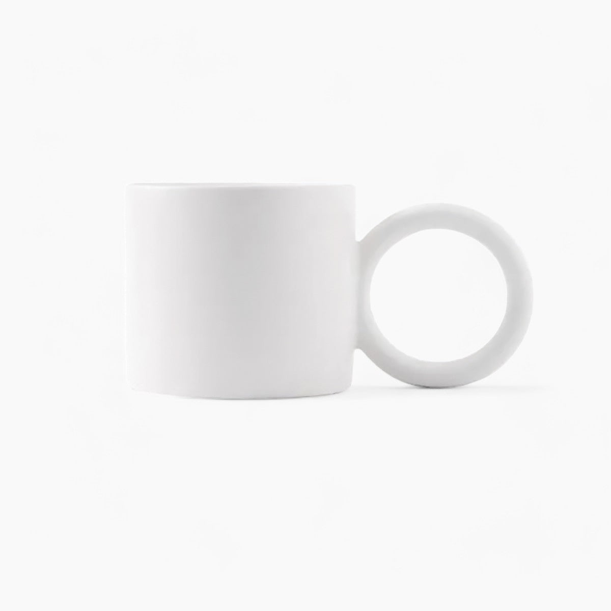 Elegante Kaffeetasse mit Großem Henkel 8