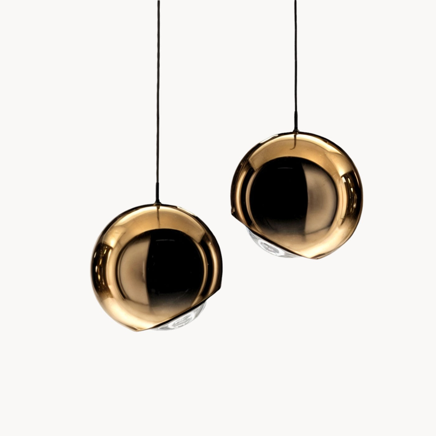 Elegante LED-Hängelampe im Mid-Century Stil 1