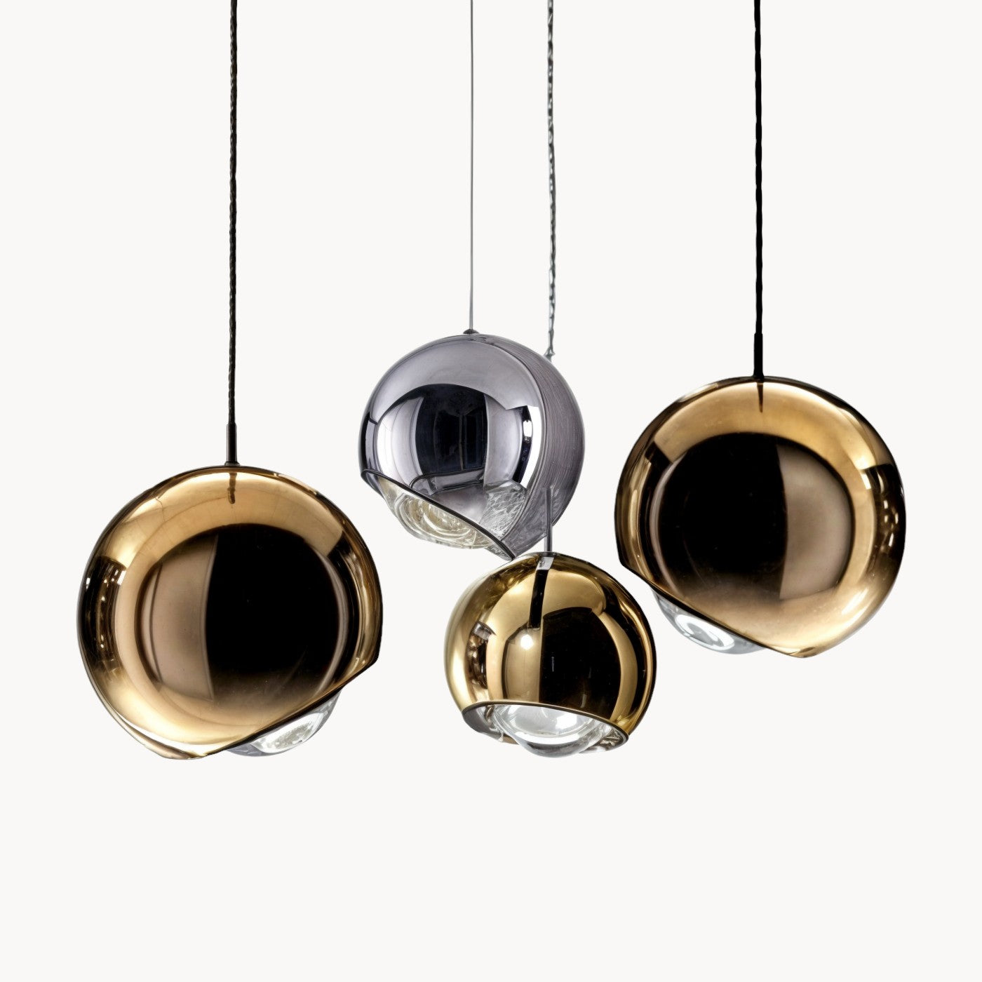 Elegante LED-Hängelampe im Mid-Century Stil 2