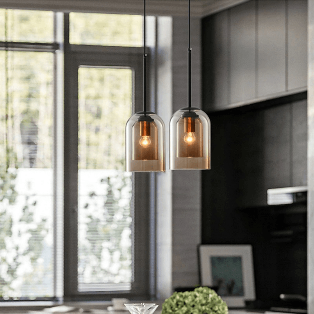 Elegante Pendelleuchte aus Glas 3