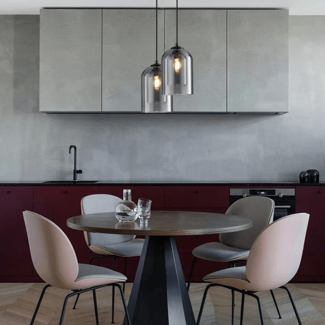 Elegante Pendelleuchte aus Glas 4