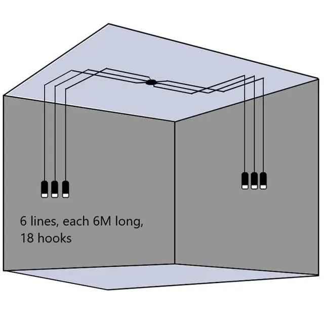 Elegante Pendelleuchte für Schlafzimmer