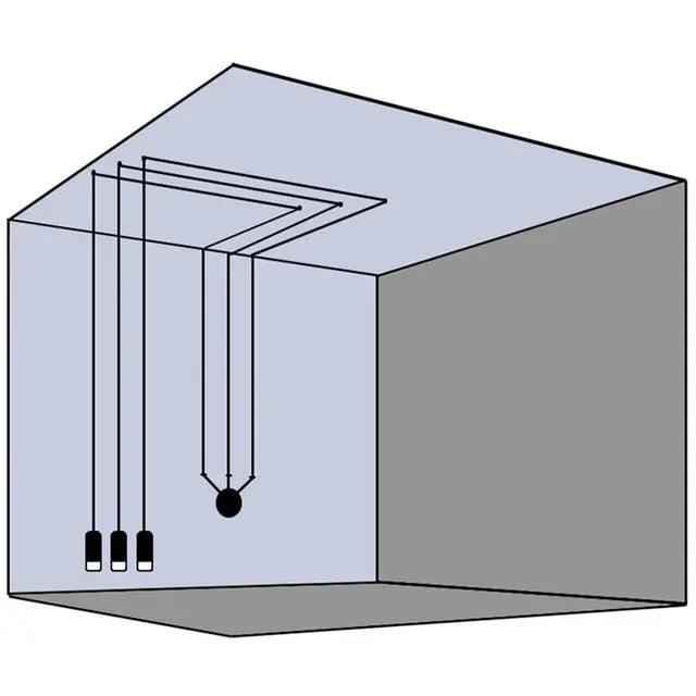 Elegante Pendelleuchte für Schlafzimmer