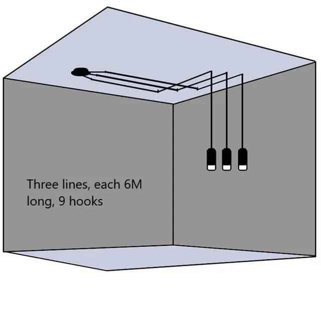 Elegante Pendelleuchte für Schlafzimmer