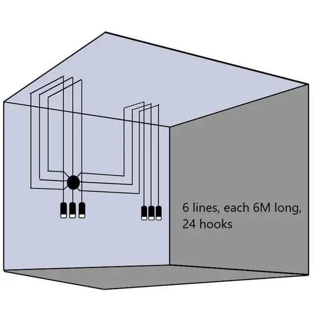 Elegante Pendelleuchte für Schlafzimmer