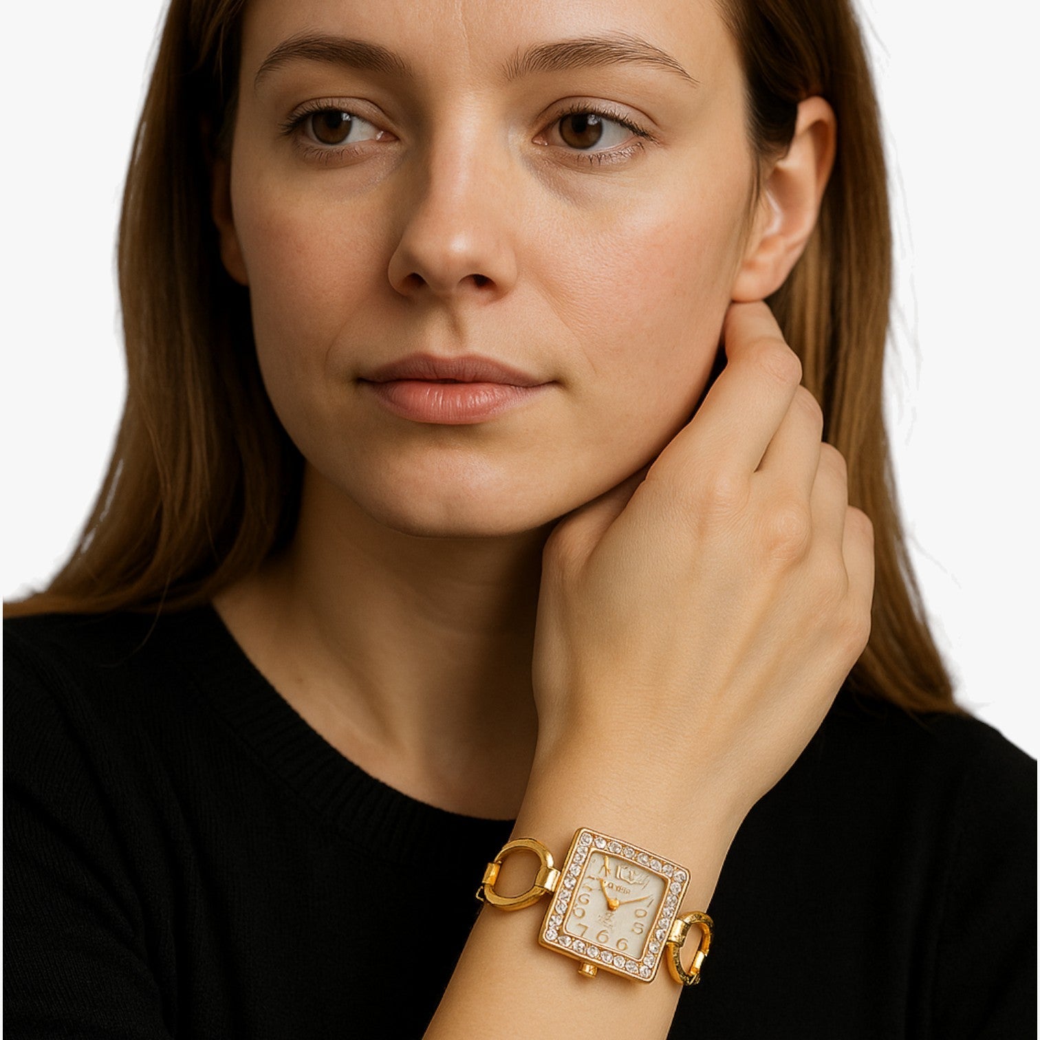 Elegante Quarz-Armbanduhr für Damen 2