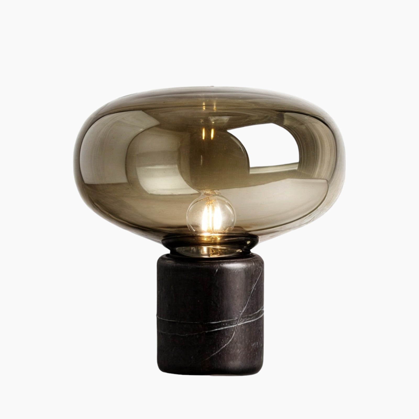 Elegante Tischlampe aus Keramik und Glas 2