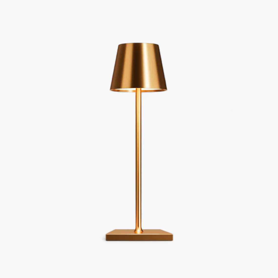 Elegante Touch-Bordlampe in Gold