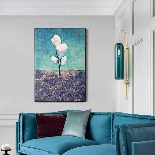 Elegante Wandleuchte in Messing