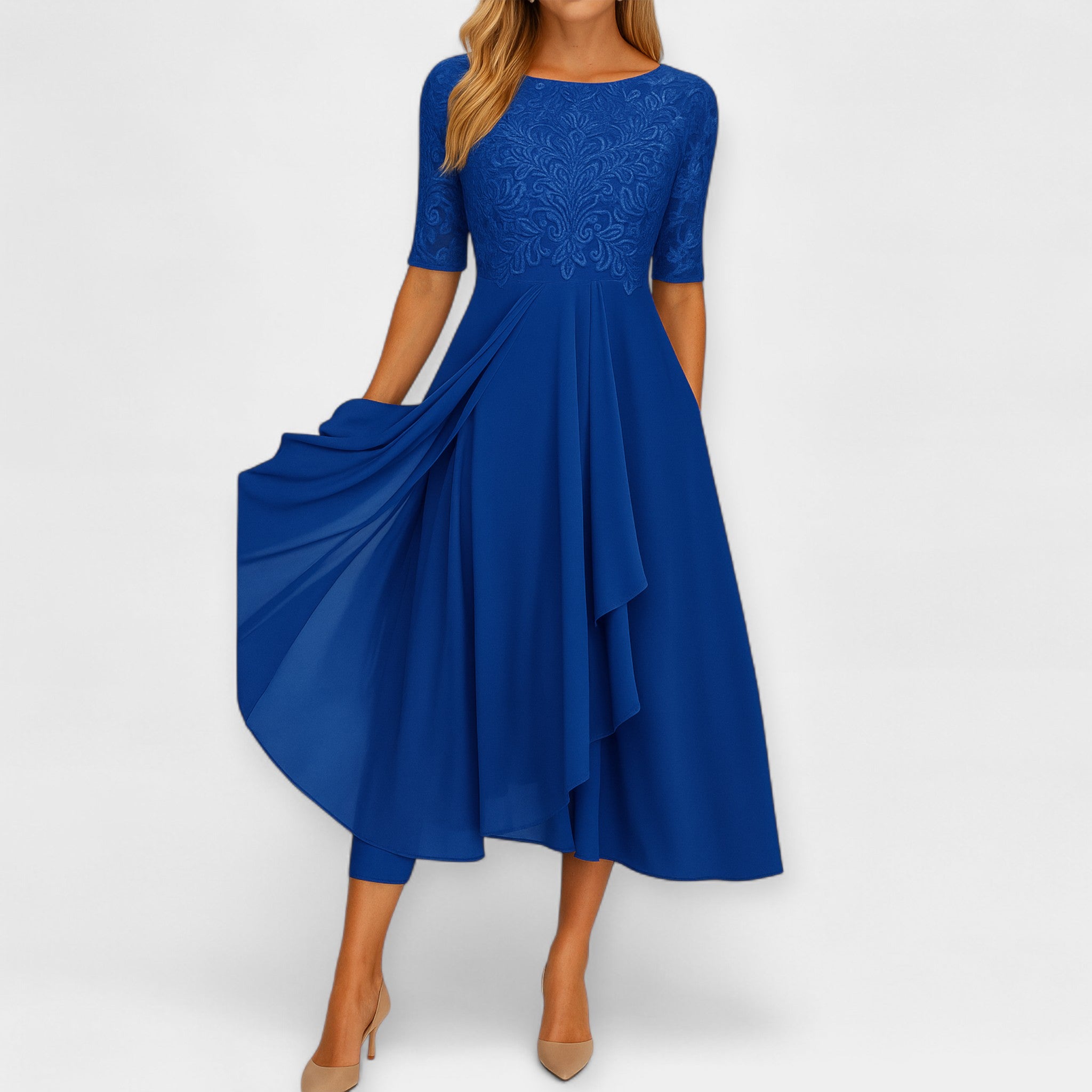 Festliches Damenkleid Midi Elegant