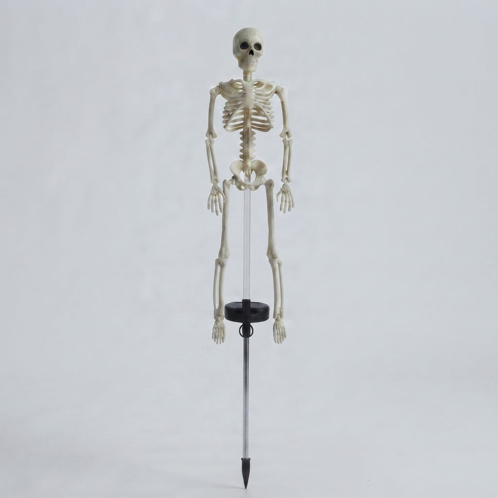 Solar-Skelett Gartenstab-Licht - LED Halloween Gartendeko