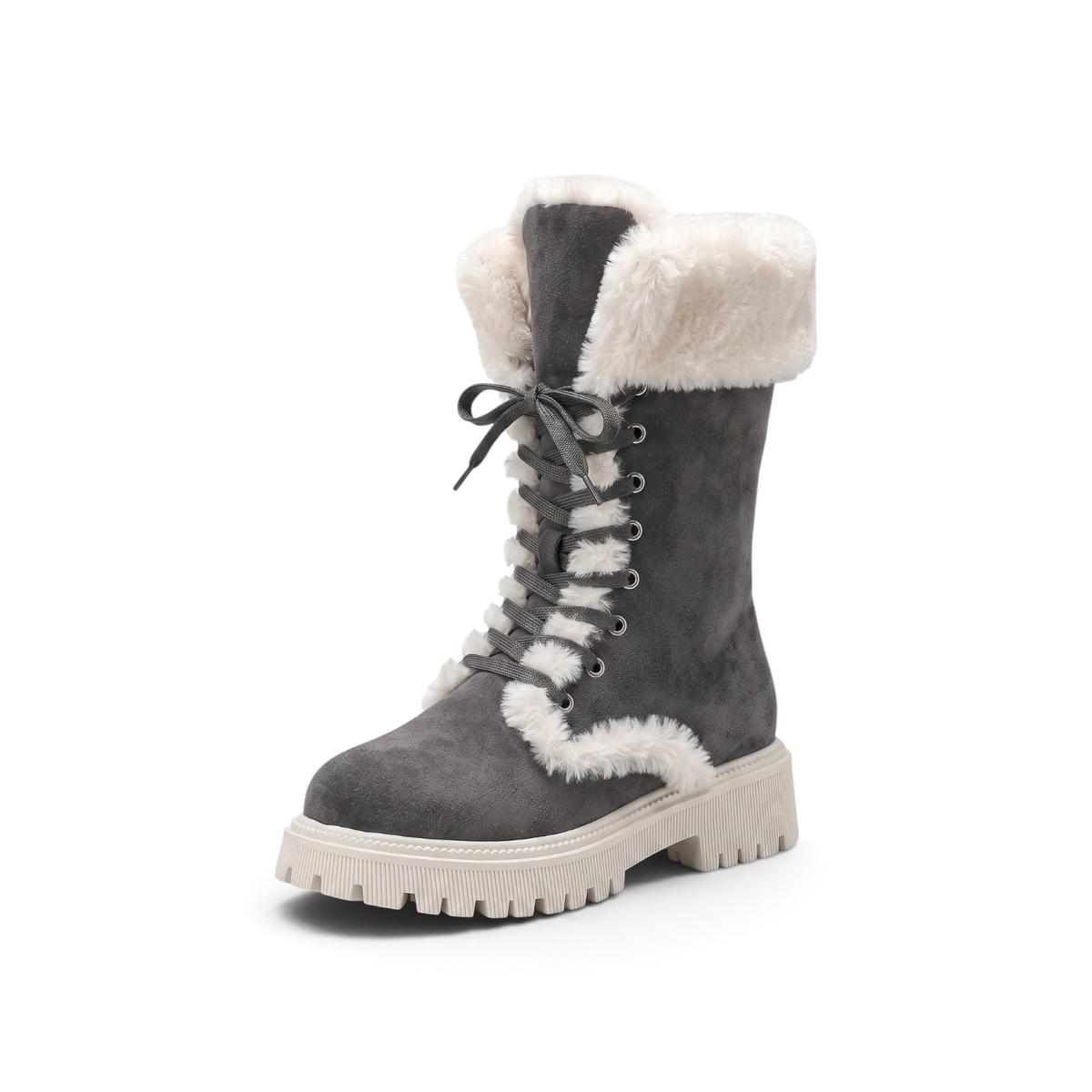 Camille ultra-warm lined fur boots with plush fur