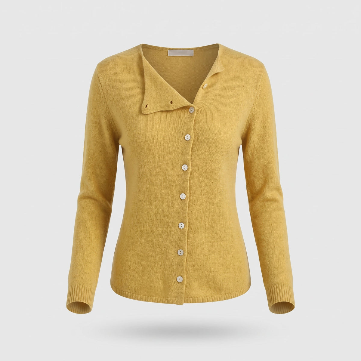 Damen eleganter Wollcardigan - Leichtes Layering-Teil