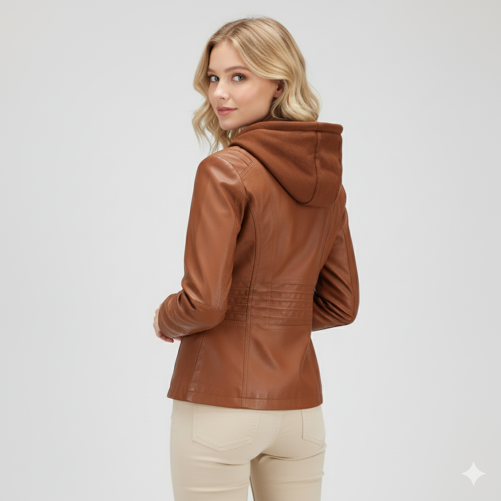 Elegante Damenjacke mit Kapuze