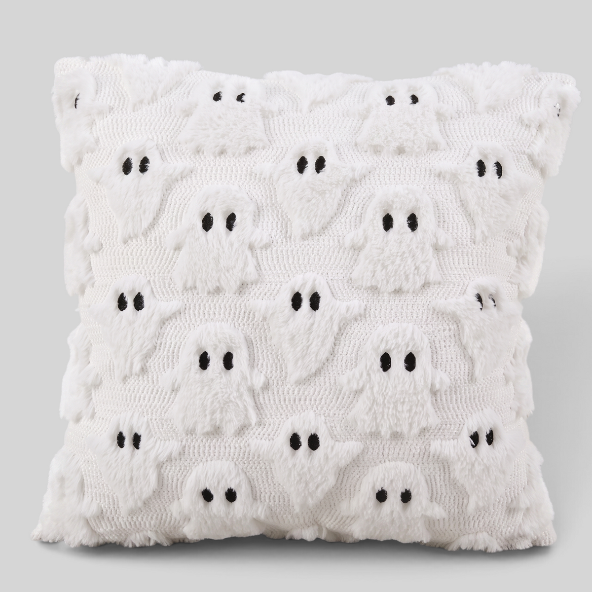 Halloween Kissenbezug Geister-Kürbis-Muster, Strukturgewebe, 45x45cm
