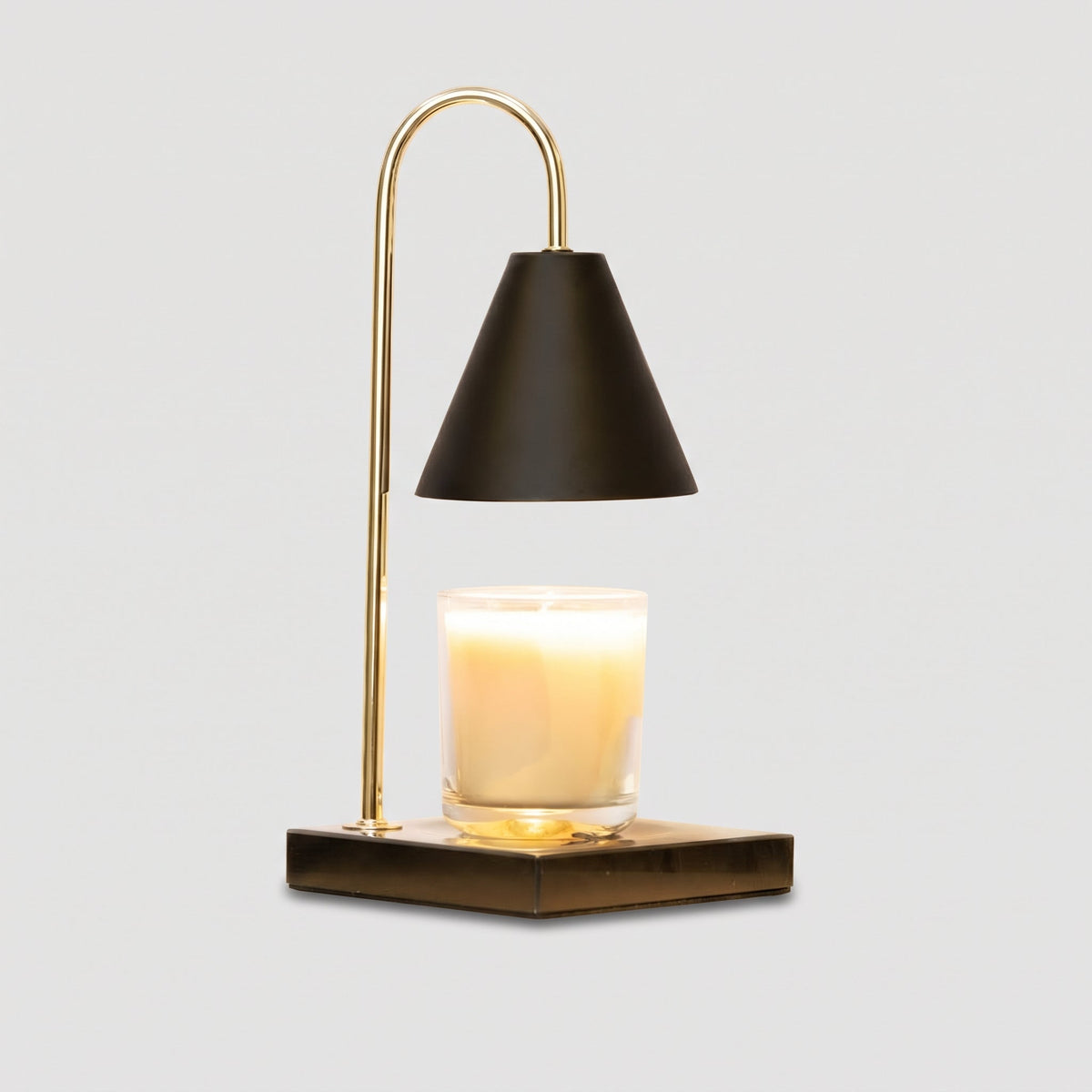 Marmor Kerzenwärmer-Lampe - Flammenlose Wachsschmelzlampe mit Timer