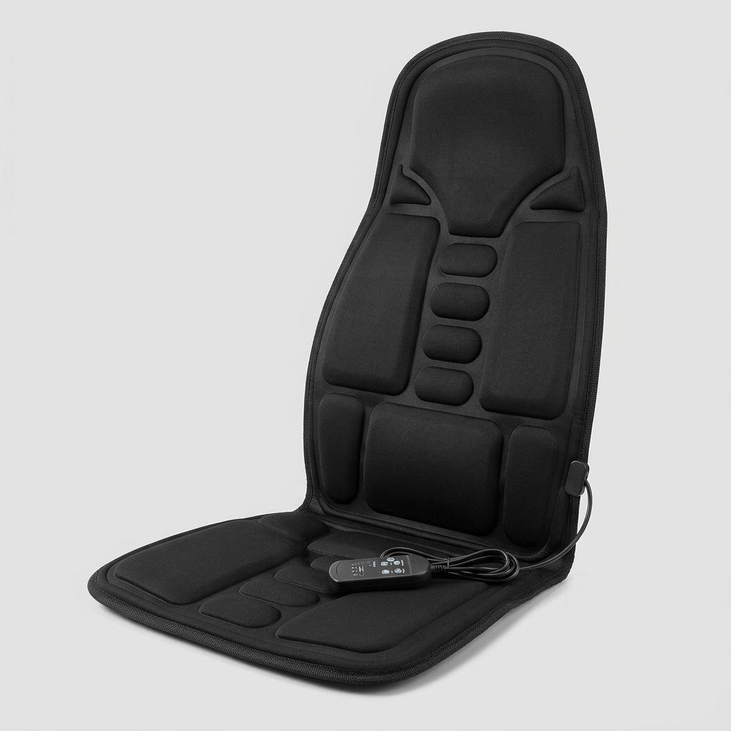 Beheizte Massage-Sitzauflage mit 8 Massagezonen - Auto & Zuhause