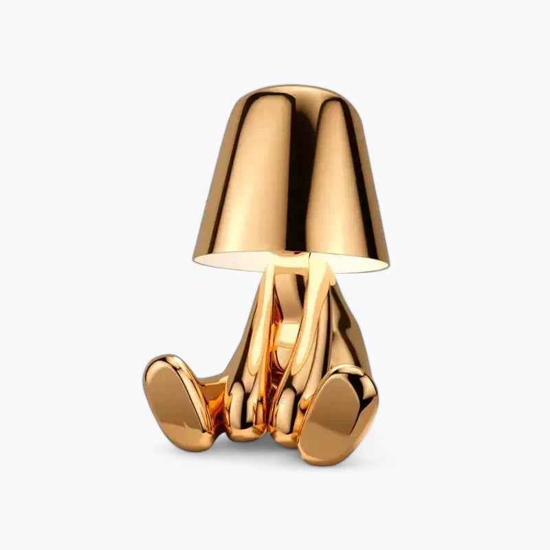 Goldene USB Tischlampe