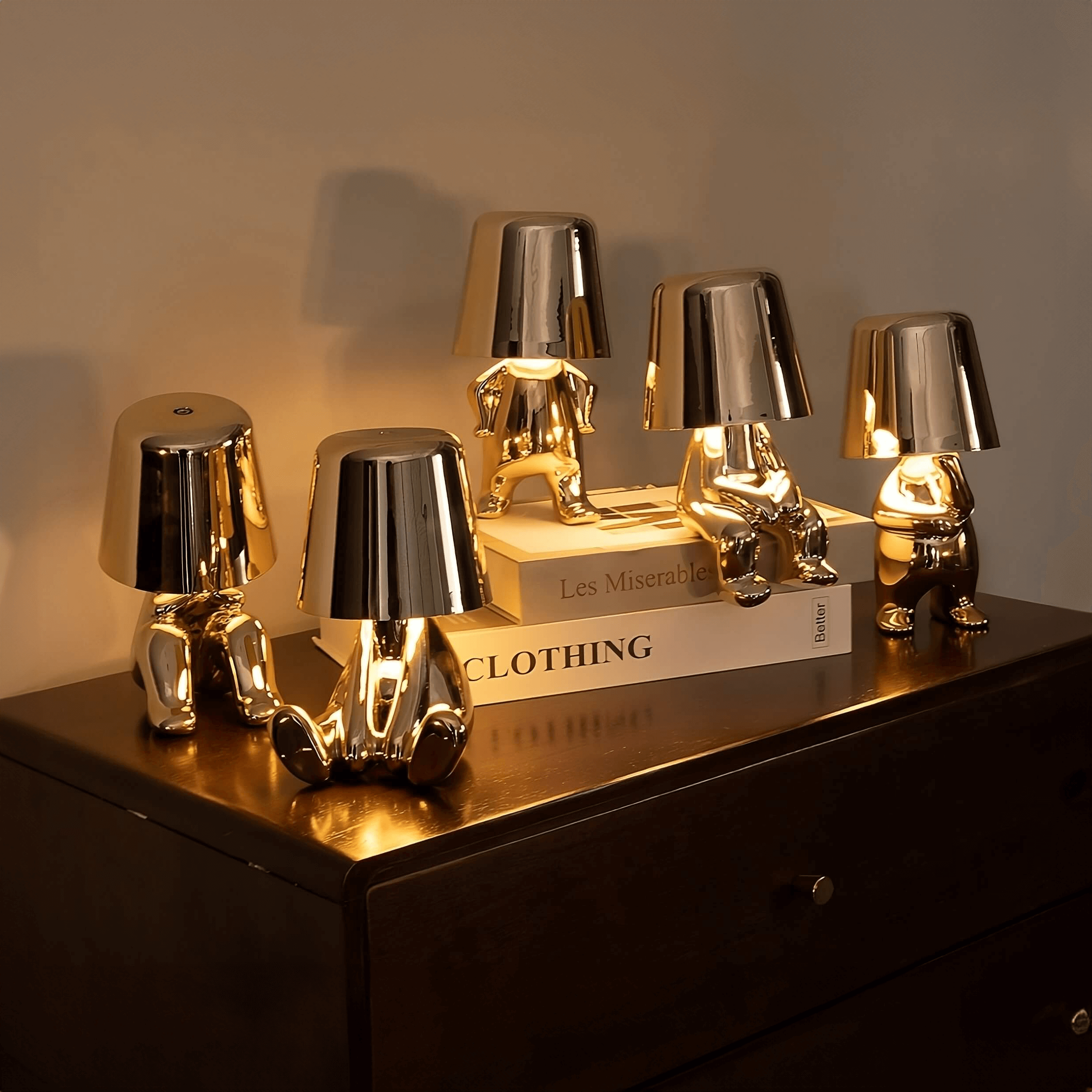 Goldene USB Tischlampe 5