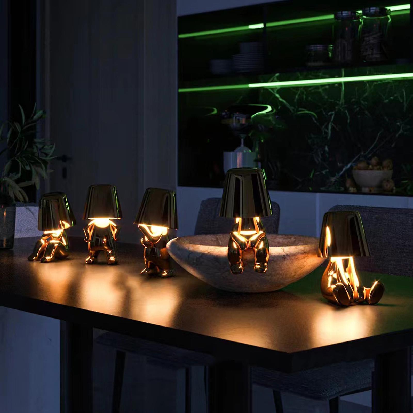 Goldene USB Tischlampe 6