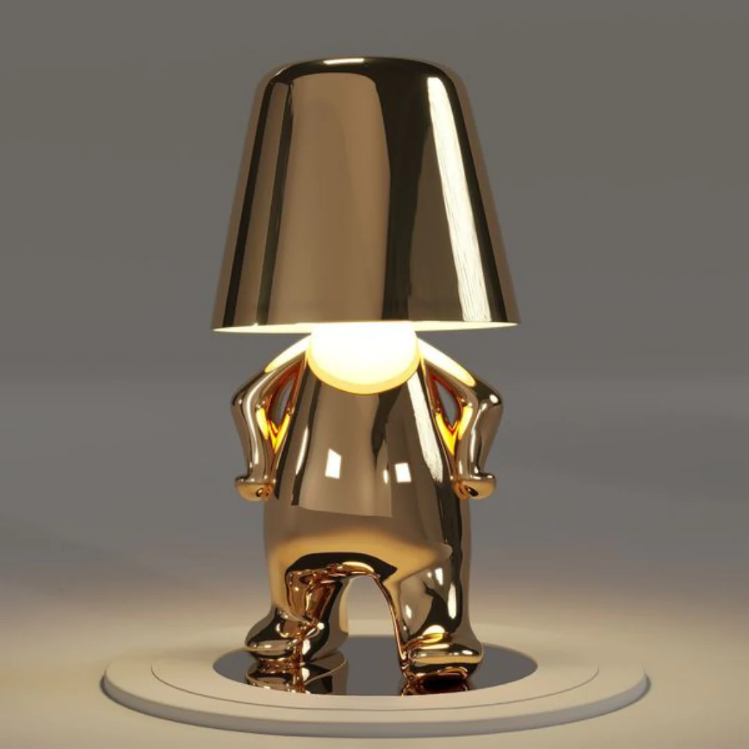 Goldene USB Tischlampe 7