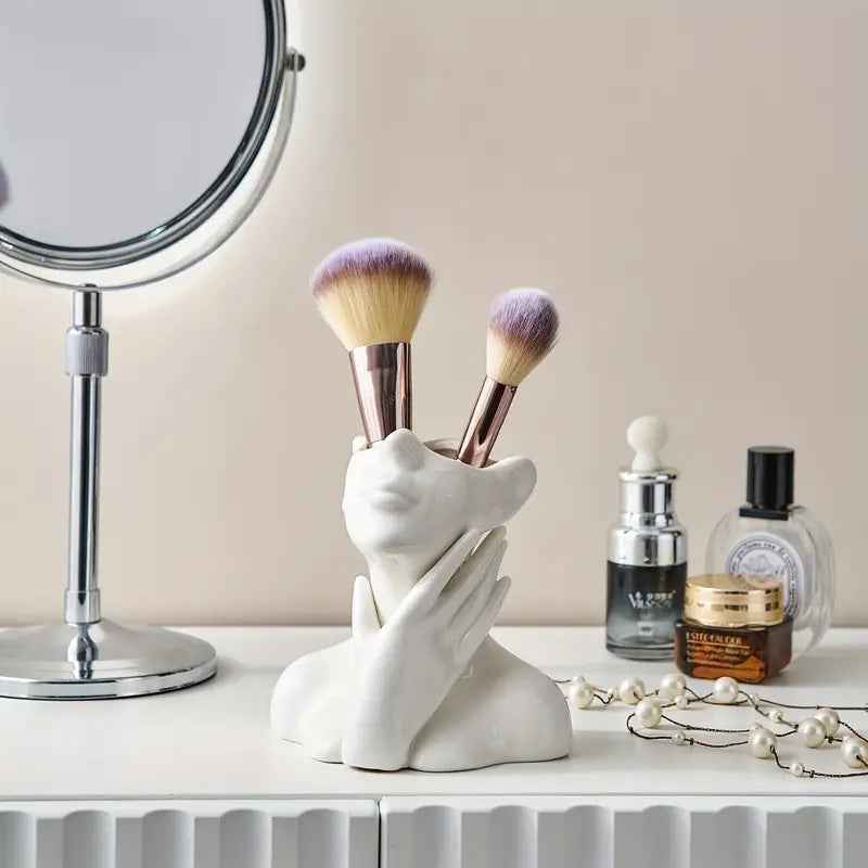 Große Weiße Keramikvase Deko für Stilvolle Akzente