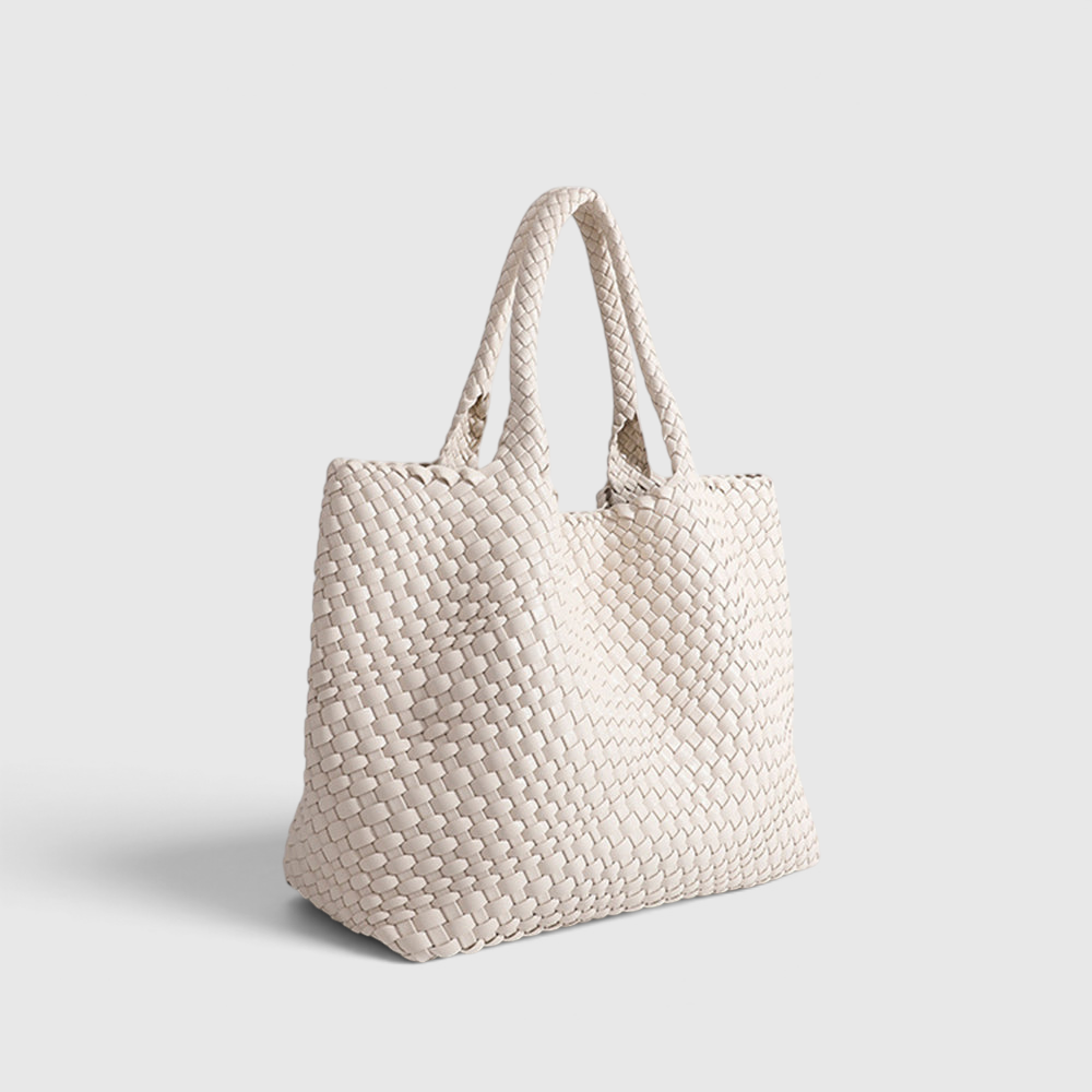 Geflochtene Tote Bag – Luxus-Handtasche mit geräumigem Design