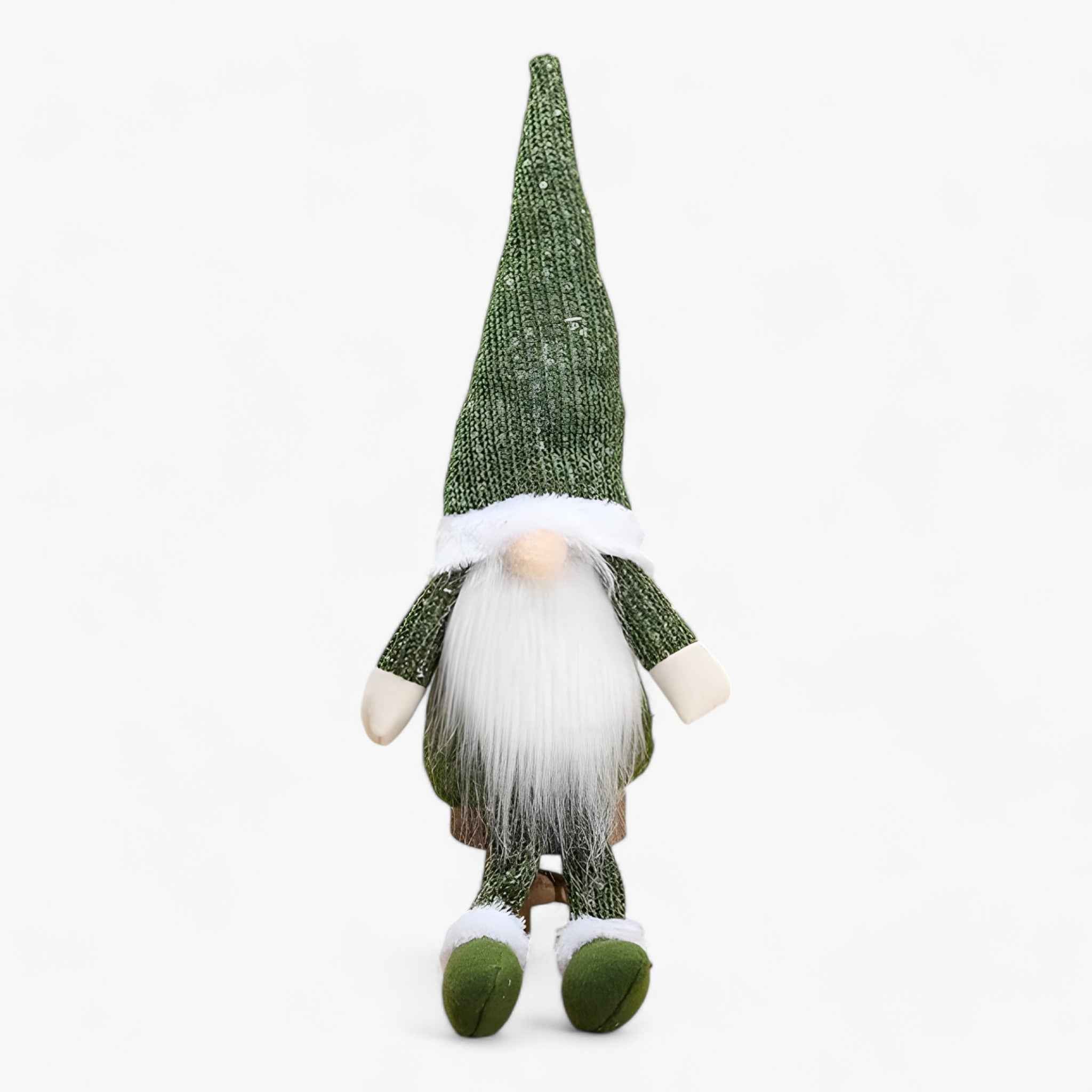 SantaFace | Weihnachtsfigur ohne Gesicht - Schaffen Sie eine magische und mysteriöse Atmosphäre für Ihre Weihnachtsdekorationen