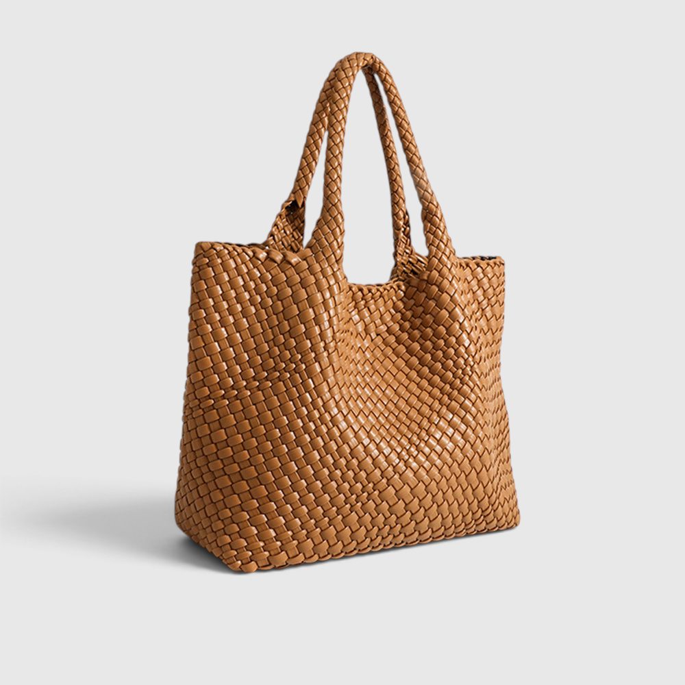 Geflochtene Tote Bag – Luxus-Handtasche mit geräumigem Design