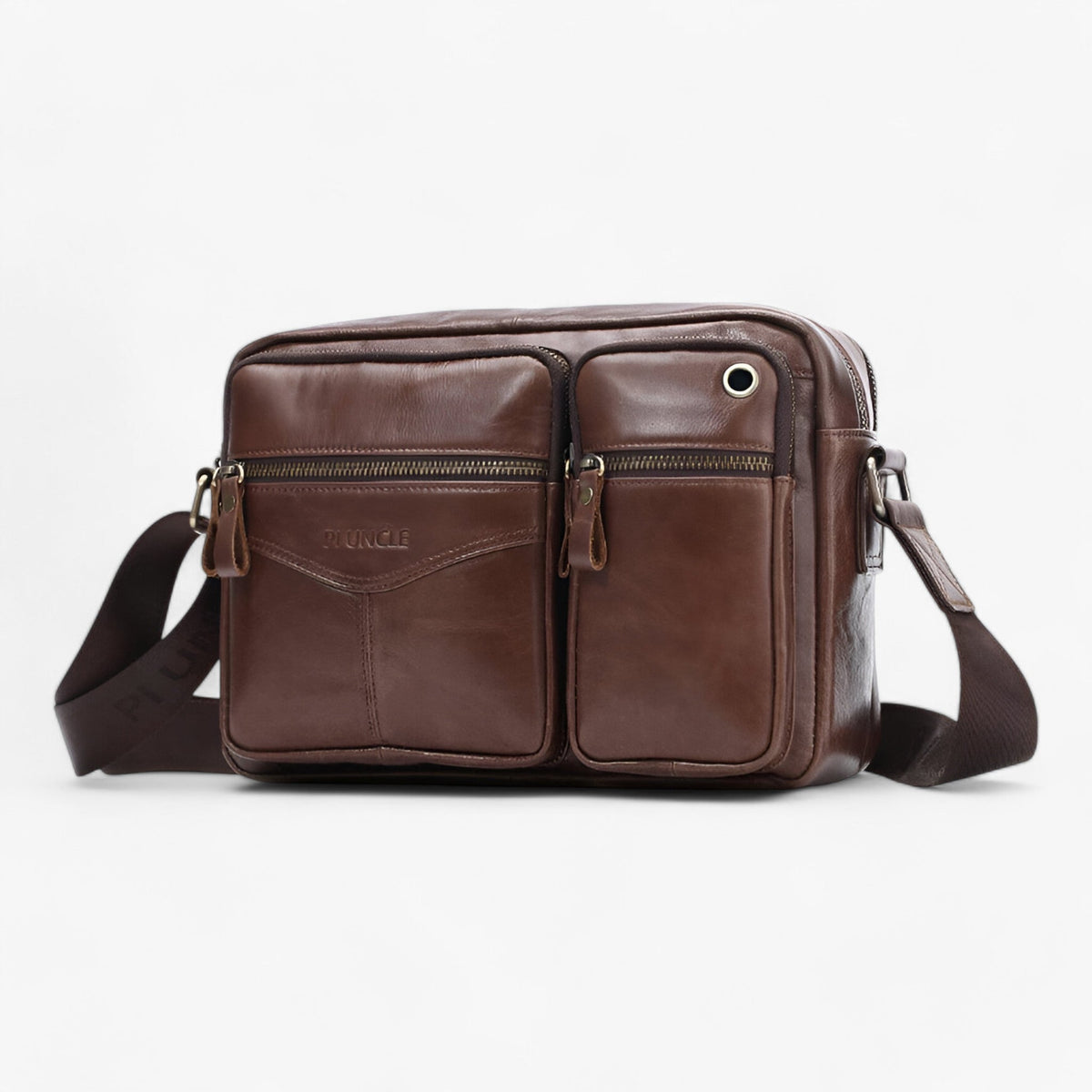 Herren Edle Premium Leder Alltagstasche