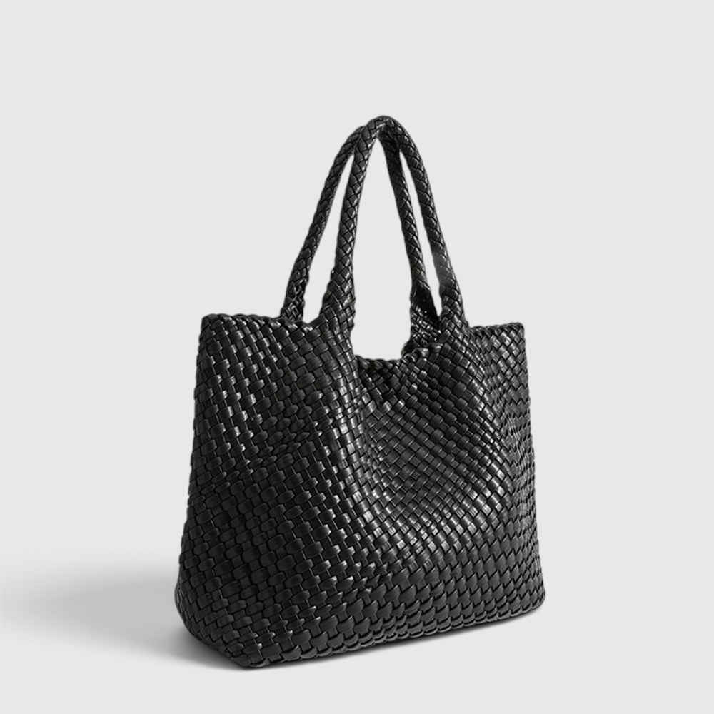 Geflochtene Tote Bag – Luxus-Handtasche mit geräumigem Design