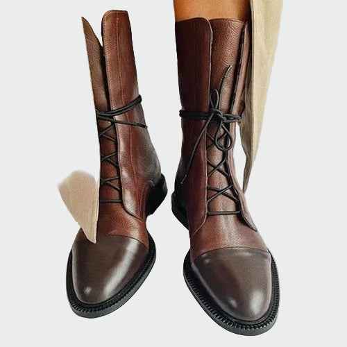 Luxuriöse Leder-Orthopädieschuhe mit Premium-Stütze