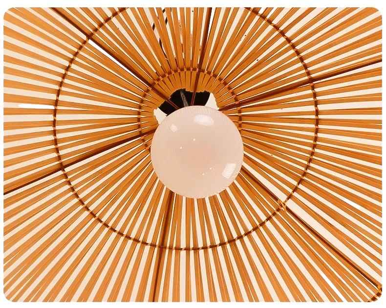 Handgefertigte Rattan-Pendelleuchte