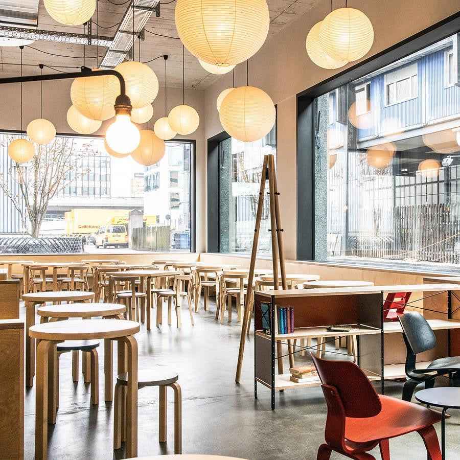 Hängelampe aus Rispapier für elegantes Ambiente