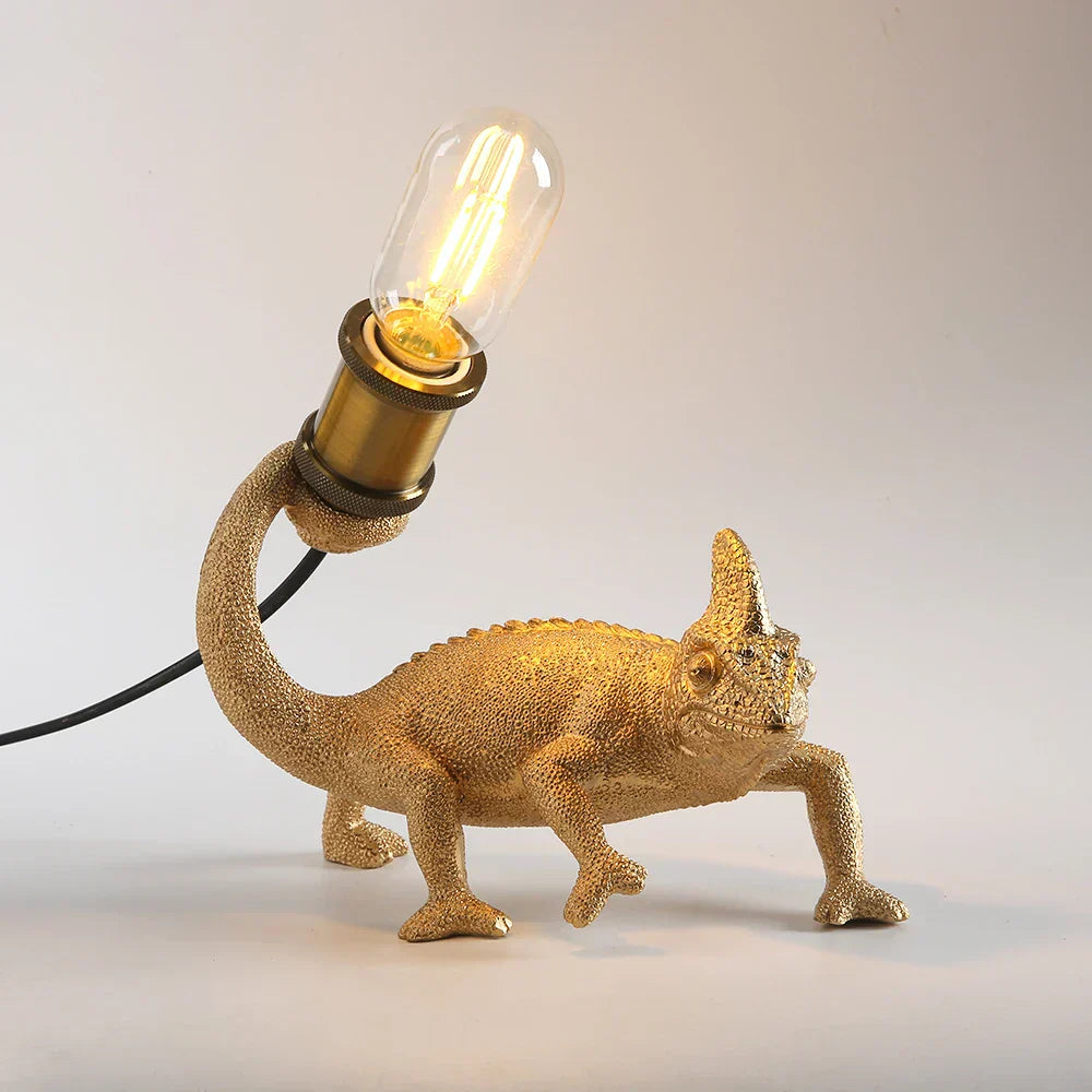 CamoGlow Chamäleon Tischlampe – Einzigartige und Originelle Beleuchtung