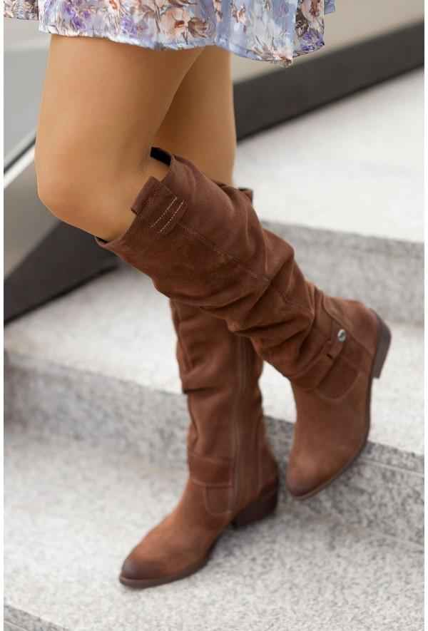 LINA – Bequeme und warme Wildleder-Stiefeletten für Damen